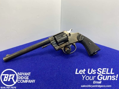  1903 Colt New Service 38 WCF Blue 7 1/2" *PRE WWI DOUBLE-ACTION REVOLVER*