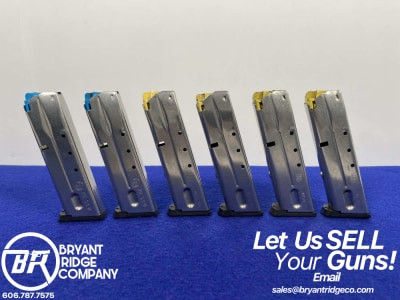 (6) Smith & Wesson .40 S&W 11Rd Stainless Mags *FACTORY MAGAZINE LOT*
