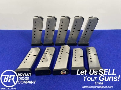 (10) Smith & Wesson .45 ACP 7Rd Mags 4506/4566/457 *AWESOME BACKUP MAG LOT*