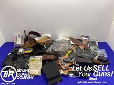 Mixed Lot of Holsters - De-Santis, Uncle Mikes *VARIOUS STYLES & MATERIALS*