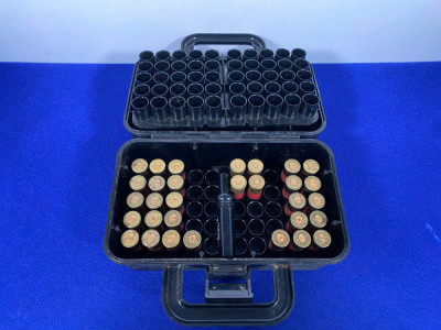 Case-Gard Box 31Rds 12 Ga Shells & P.S. Olt Duck Call *VINTAGE SHOTSHELLS*