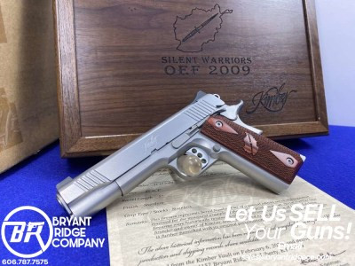 Kimber Stainless II (Silent Warriors) -FIRST SERIALIZED EXAMPLE- #TF373000