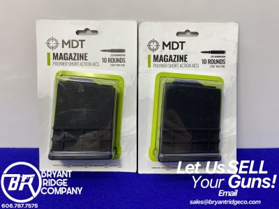 *MDT AICS BLACK POLYMER SHORT ACTION MAGAZINES* .223 Rem TWO 10-Round-GID1177808624