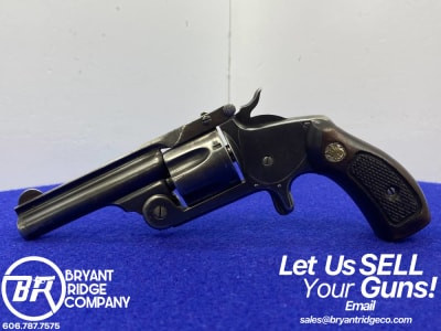 Smith Wesson .38 Single Action 2nd Mod .38 S&W 3.25" *TOP-BREAK REVOLVER*
