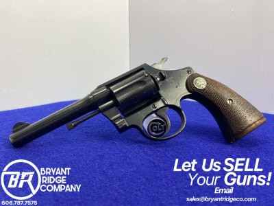 1947 Colt Police Positive Special .38 Spl Blue 4" *COLLECTIBLE THIRD ISSUE*