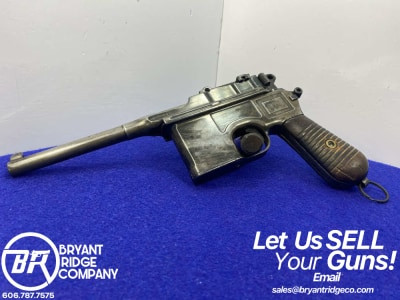 Waffenfabrik Mauser C96 7.63x25 Blue 5.25"*COLLECTIBLE WORLD WAR II PISTOL*
