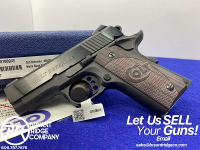 Colt Defender Lightweight .45ACP Blued 3.25" *NEW OLD STOCK PIECE*
