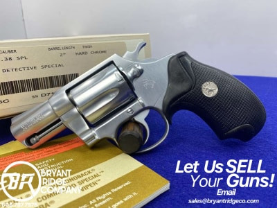 1995 Colt Detective Special *SUPER RARE FACTORY HARD CHROME FINISH MODEL*