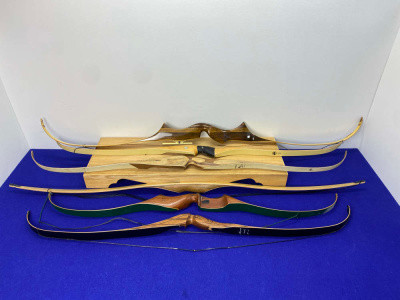 Lot of 6 Recurve Bows *BEAR, COLT, SAMICK, LOCKSLEY, MARTIN, AND MORE*