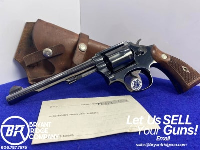 1962 Smith Wesson 10-5 .38 Spl Blue -CLASSIC .38 MILITARY & POLICE- Vintage