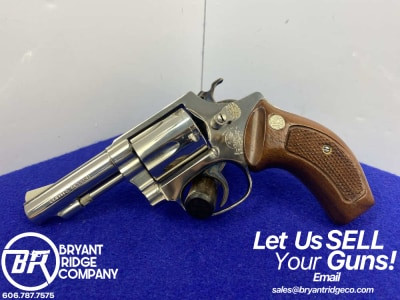1982 Smith Wesson 36-1 38S&W Spl Nickel 3"*CLASSIC CHIEFS SPECIAL REVOLVER*