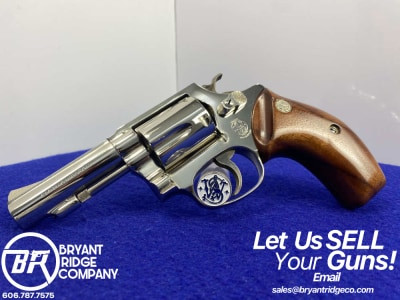 -Vintage- Smith Wesson 36-1 .38 Spl Nickel 3" *CLASSIC .38 CHIEF'S SPECIAL*