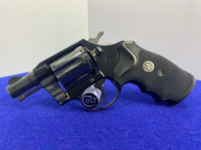 1970 Colt Cobra .38 Spl Blue 2" -ICONIC SNAKE SERIES REVOLVER- First Issue