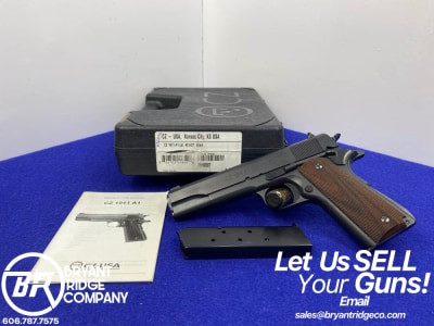 2015 CZ-USA 1911 A1 .45 ACP Blue 5" *DISCONTINUED/MADE ONE YEAR ONLY MODEL*