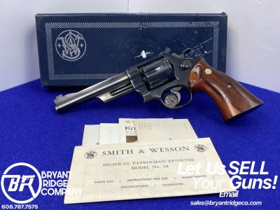 -Vintage- Smith Wesson 28-2 .357 Mag Blue *COLLECTIBLE HIGHWAY PATROLMAN*-GID1180505091