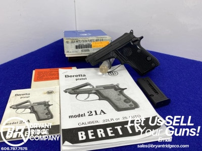 Beretta 21A Bobcat .22 LR Blue 2.4" *COMPACT TIP-UP BARREL PISTOL*-GID1180544820