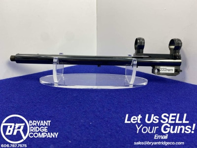 T/C Super 14 .222 Rem Threaded Barrel *W/ LEUPOLD SCOPE MOUNT*