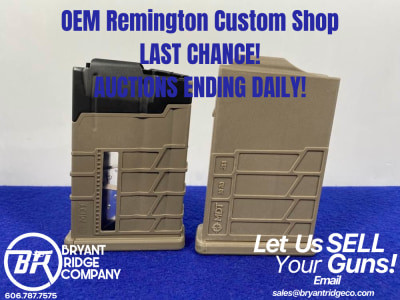TWO 10-Round *MDT AICS FDE POLY/BLK METAL SHORT ACTION MAGAZINES* 308 Win
