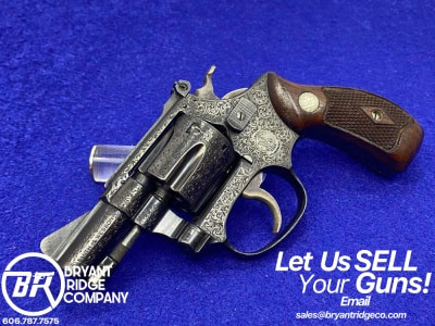 1954 Smith Wesson Pre-Model 34 .22LR *SCROLLWORK ENGRAVED FLAT-LATCH MODEL*