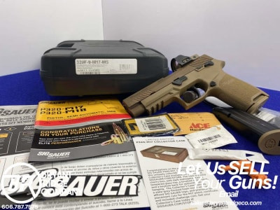 2020 Sig Sauer P320-M17 9mm Tan *CIVILIAN VERSION OF THE U.S. ARMY'S M17*-GID1181419823