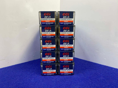 (2) CCI .22 LR Standard Velocity 500-Round Bricks 1,000 Rds *BULK VALUE*