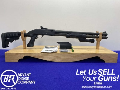 Mossberg 590A1 12Ga Black 20" *BLACKHAWK SPECOPS STOCK w/ SUREFIRE FOREND*