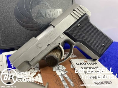 AMT Backup .45 ACP Stainless *EXCELLENT LARGE FRAME SEMI-AUTOMATIC PISTOL*