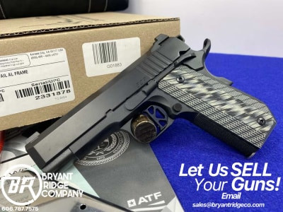 Dan Wesson ECP .45 ACP Black 4" *ENHANCED COMMANDER W/BOBTAIL FRAME MODEL*