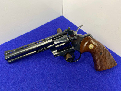 1978 Colt Python .357 Mag Blue 6" *WORLD RENOWNED VINTAGE COLT SNAKE*