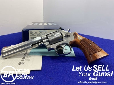Smith Wesson 686-2 .357 Mag Stainless 6" *GORGEOUS FULL-LUG SMITH*