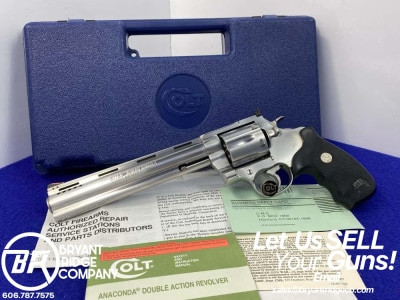 2000 Colt Anaconda .44Mag 8" *RARE COLT CUSTOM SHOP PORTED PDT MODEL*