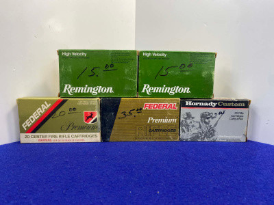 Lot of 76 Total of Rounds .270 Winchester Ammo *FEDERAL, REM, and HORNADY*