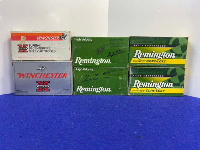 94 Total Rounds of 6mm Remington Ammunition *REMINGTON AND WINCHESTER*