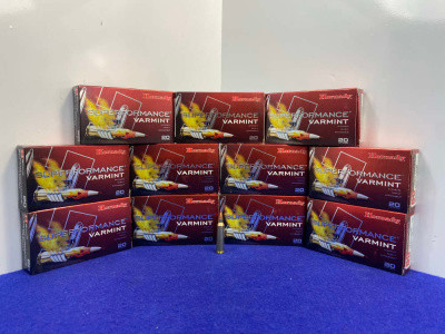 220 Rds Hornady 22-250 Rem Superformance Varmint Ammo *SUPERFORMANCE LOADS*