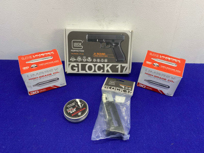 Glock 17 Gen5 .177 Cal CO2 Airgun, Pellets, Mag, CO2 *FULL STARTER KIT*