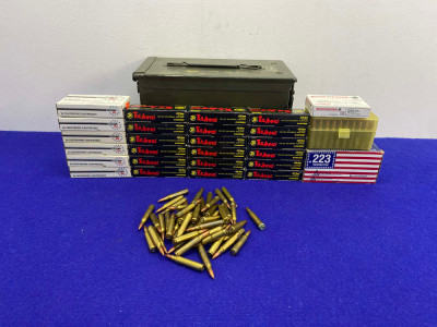 TulAmmo/Win/AA .223 Rem & Winchester 5.56mm Ammo *BULK RIFLE AMMO W/ CAN*