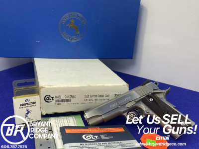 1998 Colt Custom Combat Commander .45 ACP *COLLECTIBLE CUSTOM SHOP MODEL*