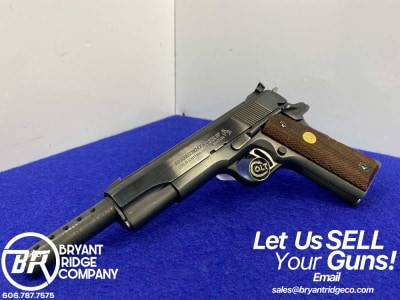 1984 Colt Gold Cup National Match .45ACP 5" *AWESOME ATTACHED COMPENSATOR*