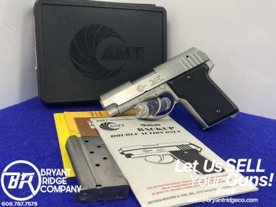 AMT Backup 9mm Stainless 3" *COMPACT CONCEALED CARRY PISTOL*