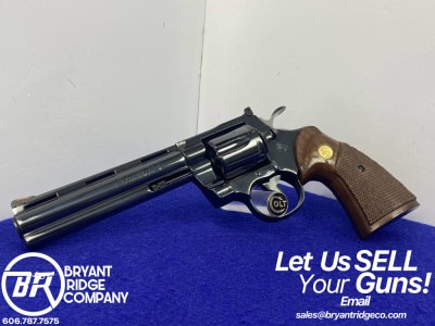 1981 Colt Python .357 Mag Blued 6" *ICONIC VINTAGE SNAKE SERIES*