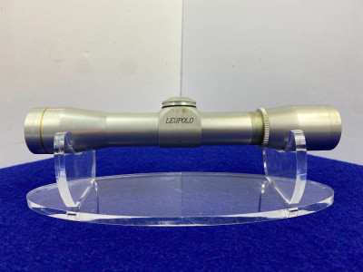Leupold M8 4X Extended Eye Relief Silver Scope *FIXED POWER RELIABILITY*