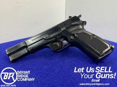 1992 Belgian Browning Hi Power 9mm Blued *HIGHLY REGARDED SEMI-AUTO PISTOL*
