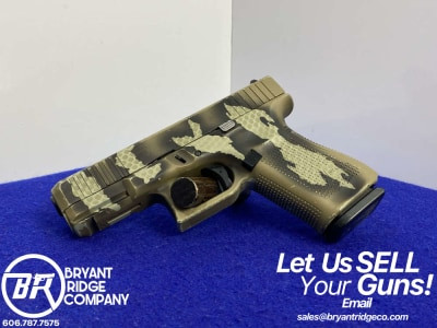 Glock 19 Gen 5 9mm Camo 4.02" *AMAZING CUSTOM "SNAKE SKIN" CERAKOTE*