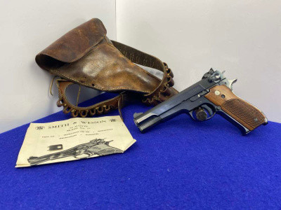 Smith Wesson 52 .38 Spl Wad Cutter Blue 5" *COMPETITION PISTOL*