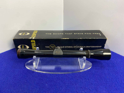 Leupold M7-4X Fixed Power Rifle Scope w/Original Box *PROVEN HUNTING SCOPE*