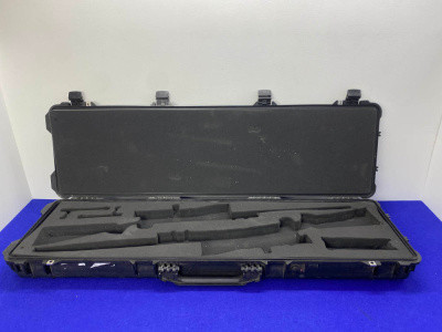 Pelican 1750 Black Long Gun Hard Case w/ Custom Cut Foam *HEAVY DUTY CASE*