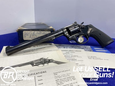 Smith Wesson 14-4 .38 Spl Blue 8 3/8" *AMAZING DOUBLE-ACTION REVOLVER*