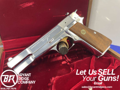 1978 Browning Hi-Power Chrome 9mm *RARE ONE OF 3,500 CENTENNIAL MODELS*