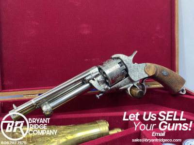 1995 Pietta LeMat .44/20ga 7" *STUNNING FACTORY HAND SCROLL ENGRAVED*