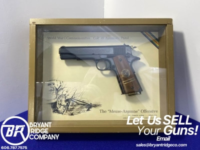 1967 Colt 1911 WWI Government .45 *SCARCE MEUSE ARGONNE COMMEMORATIVE*